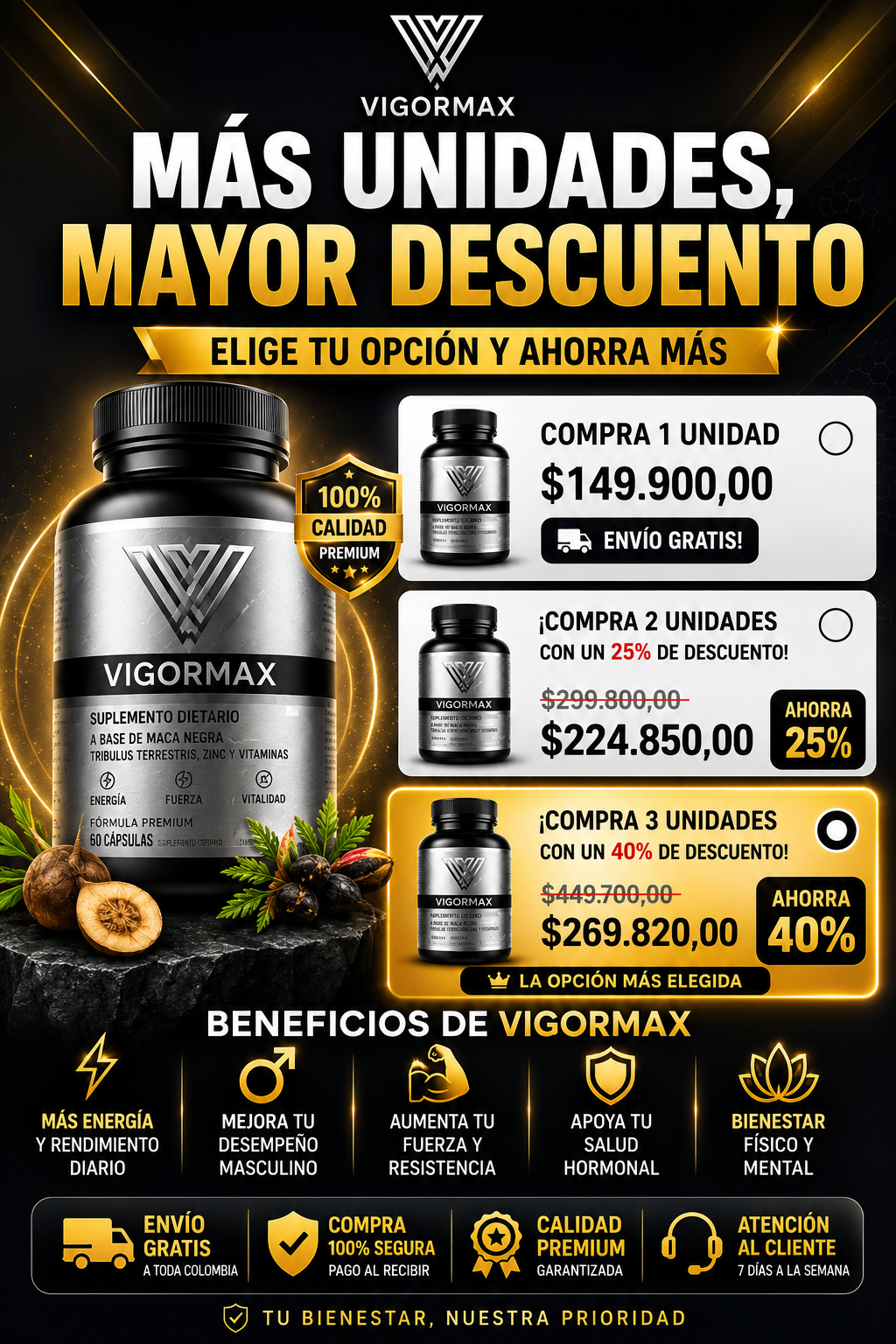 VigorMax – Confianza para vivir cada momento al máximo.