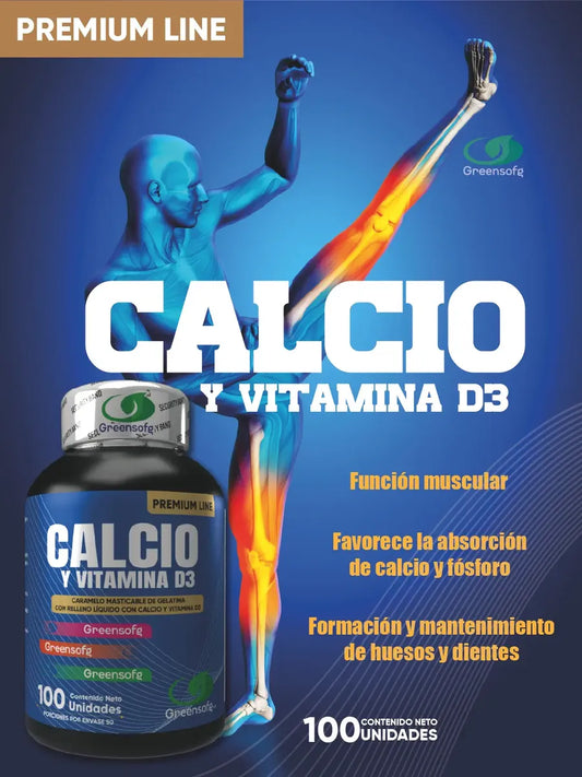 Calcio + Vitamina D3 Pack x3